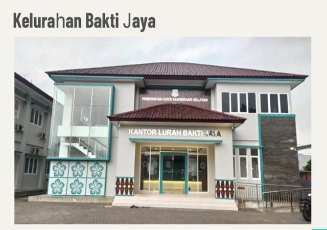 Pembangunan Kantor Kelurahan Bakti Jaya Untuk Pelayanan Masyarakat Pembangunan Kantor Kelurahan Bakti Jaya Untuk Pelayanan Masyarakat