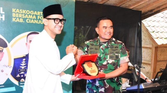 Kaskogartap II/Bdg Laksanakan Halal Bihalal dan Silaturahmi dengan Forkopimda dan Tokoh Masyarakat Kabupaten Cianjur