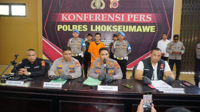 Kurang dari 24 Jam, Polisi Tangkap Pelaku Pembunuhan di Aceh Utara