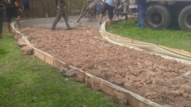 Plastik Pada Rabat Beton Tidak Dipasang, Berpotensi Merugikan Negara Dan Masyarakat