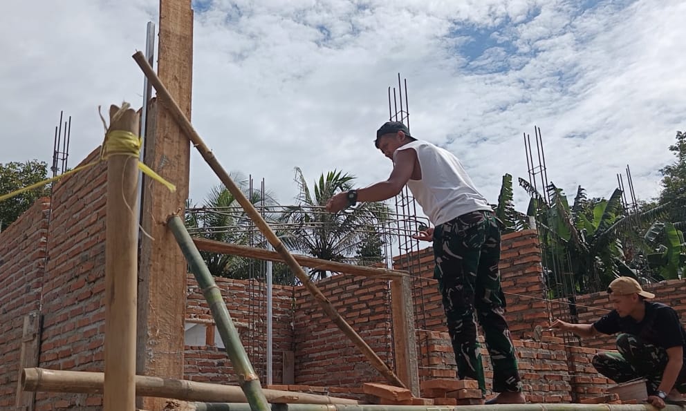 Pembangunan MCK Komunal TMMD ke-124 Kodim 0602/Serang Capai 30% Pembangunan MCK Komunal TMMD ke-124 Kodim 0602/Serang Capai 30%