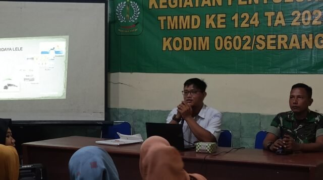 Gelar Penyuluhan Perikanan,TMMD ke-124 Kodim 0602/Serang