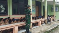 Babinsa Koramil 0602-07/Waringinkurung Berikan Wawasan Kebangsaan Kepada Siswa SMPN 2 Waringinkurung