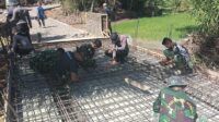 Inilah Progres Pembangunan Jembatan Program TMMD Ke-124 Kodim 0602/Serang   