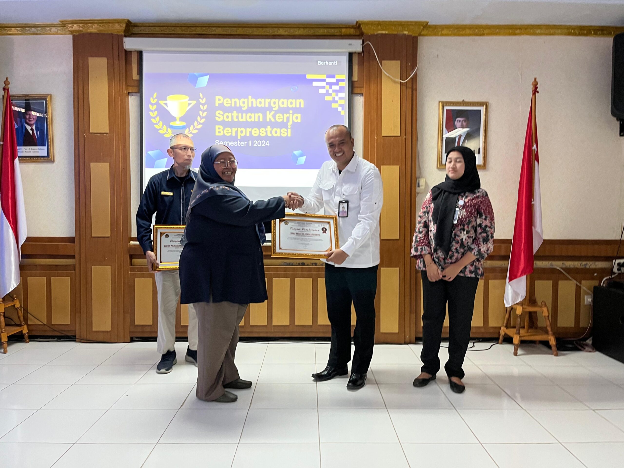 Lapas Rangkasbitung Raih Juara II IKPA Kategori Pagu Sedang dari KPPN Rangkasbitung Lapas Rangkasbitung Raih Juara II IKPA Kategori Pagu Sedang dari KPPN Rangkasbitung
