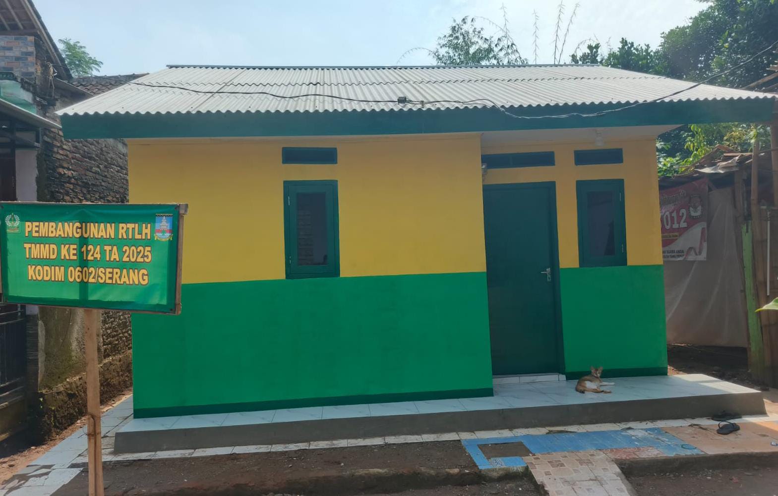 Sasaran Fisik Rutilahu, TMMD Ke-124 Kodim 0602/Serang Rumah Nasimin Sudah Selesai 100 Persen Sasaran Fisik Rutilahu, TMMD Ke-124 Kodim 0602/Serang Rumah Nasimin Sudah Selesai 100 Persen