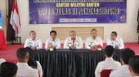 Konsolidasi Seluruh Pegawai, Kalapas Tegaskan Sangsi Tegas Pelanggar Integritas