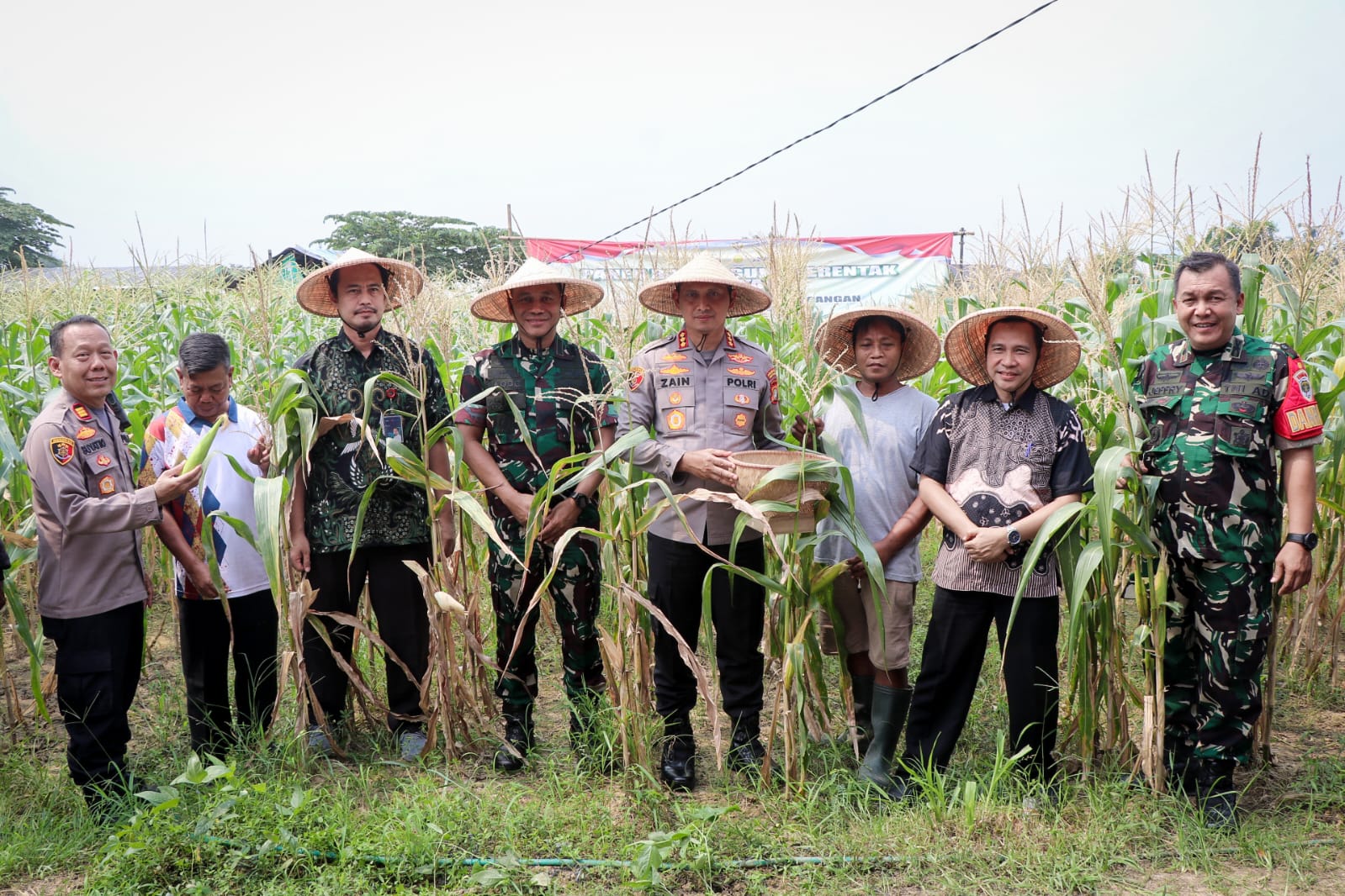*Kapolres Metro Tangerang Kota Panen Jagung Serentak di 4,5 Hektare Lhan Kawasan Cikokol* *Kapolres Metro Tangerang Kota Panen Jagung Serentak di 4,5 Hektare Lhan Kawasan Cikokol*