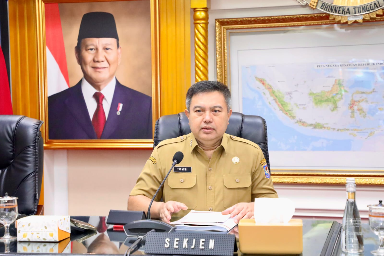 *Sekjen Kemendagri Dorong Evaluasi Kinerja Daerah Terkait Pengendalian Inflasi* *Sekjen Kemendagri Dorong Evaluasi Kinerja Daerah Terkait Pengendalian Inflasi*
