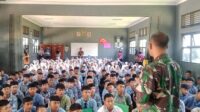 Danramil 0602-18/Kragilan Tingkatkan Kesadaran Berbangsa Dan Bernegara Pelajar SMA Negeri 1 Kragilan