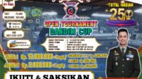 Dandim 0602/Serang Gelar Open Tournament Billiard Piala Dandim Cup Dalam Rangka HUT RI Ke-80