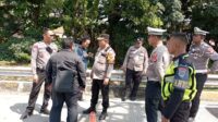 Kapolsek Citeureup Pimpin Penyekatan Antisipasi Pergerakan Massa Unras Menuju Jakarta