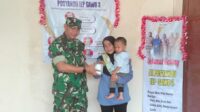 Cegah Stunting, Babinsa Koramil 0602-01/Kota Serang Turun langsung Berikan Bantuan Gizi Tambahan