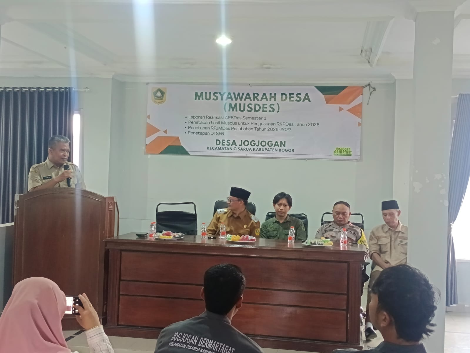 Bhabinkamtibmas Desa Jogjogan Ikuti Musyawarah Desa (musdes), Ajak Warga Jaga Kamtibmas Bhabinkamtibmas Desa Jogjogan Ikuti Musyawarah Desa (musdes), Ajak Warga Jaga Kamtibmas