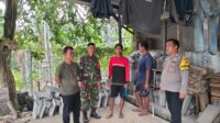 Bhabinkamtibmas Polsek Parung Bersinergi dengan Babinsa Jaga Kamtibmas di Desa Binaan
