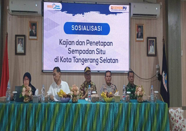 Sosialisasi Kajian Dan Penetapan Sempadan Situ Di Tangerang Selatan, Bangli Harus Di Tertibkan