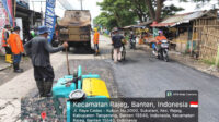 UPTD JJ Wilayah VII Dinas Bina Marga dan SDA Kabupaten Tangerang Perbaiki Jalan Kukun, Daon, dan Jambu di Rajeg