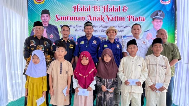 Karang Taruna Kancil Mas Santuni 70 Anak yatim Dalam Rangka Halal Bihalal