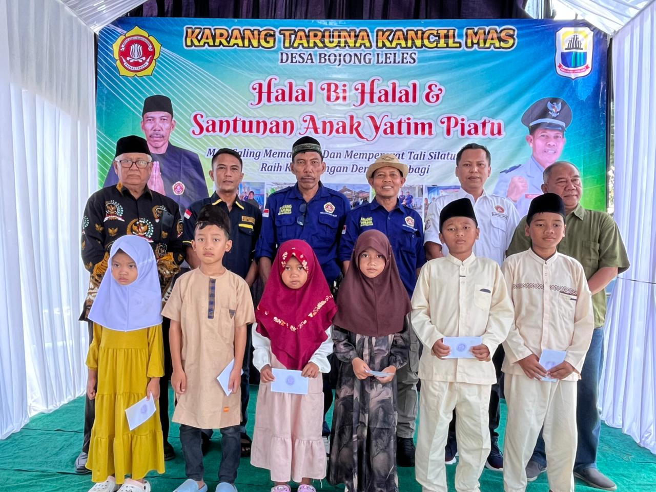 Karang Taruna Kancil Mas Santuni 70 Anak yatim Dalam Rangka Halal Bihalal