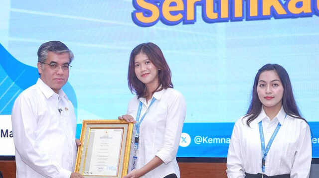Magang Nasional Batch I Ditutup, Kemnaker Perkuat Sertifikasi Kompetensi dan Akses Kerja