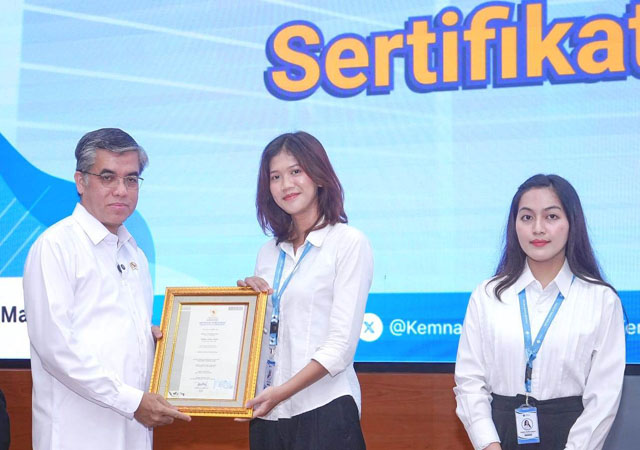 Magang Nasional Batch I Ditutup, Kemnaker Perkuat Sertifikasi Kompetensi dan Akses Kerja Magang Nasional Batch I Ditutup, Kemnaker Perkuat Sertifikasi Kompetensi dan Akses Kerja