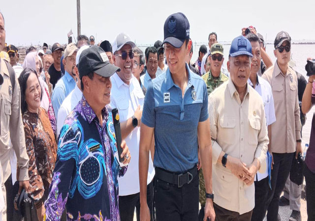 Menko AHY Apresiasi Pembangunan Rumah Layak Huni di Pesisir Pantai Tanjung Kait Kecamatan Mauk