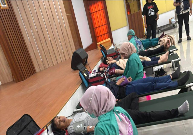 Donor Darah RSUD Kota Tangsel HUT ke-16, Tingkatkan Kesehatan dan Bantu Ketersediaan Stok Darah