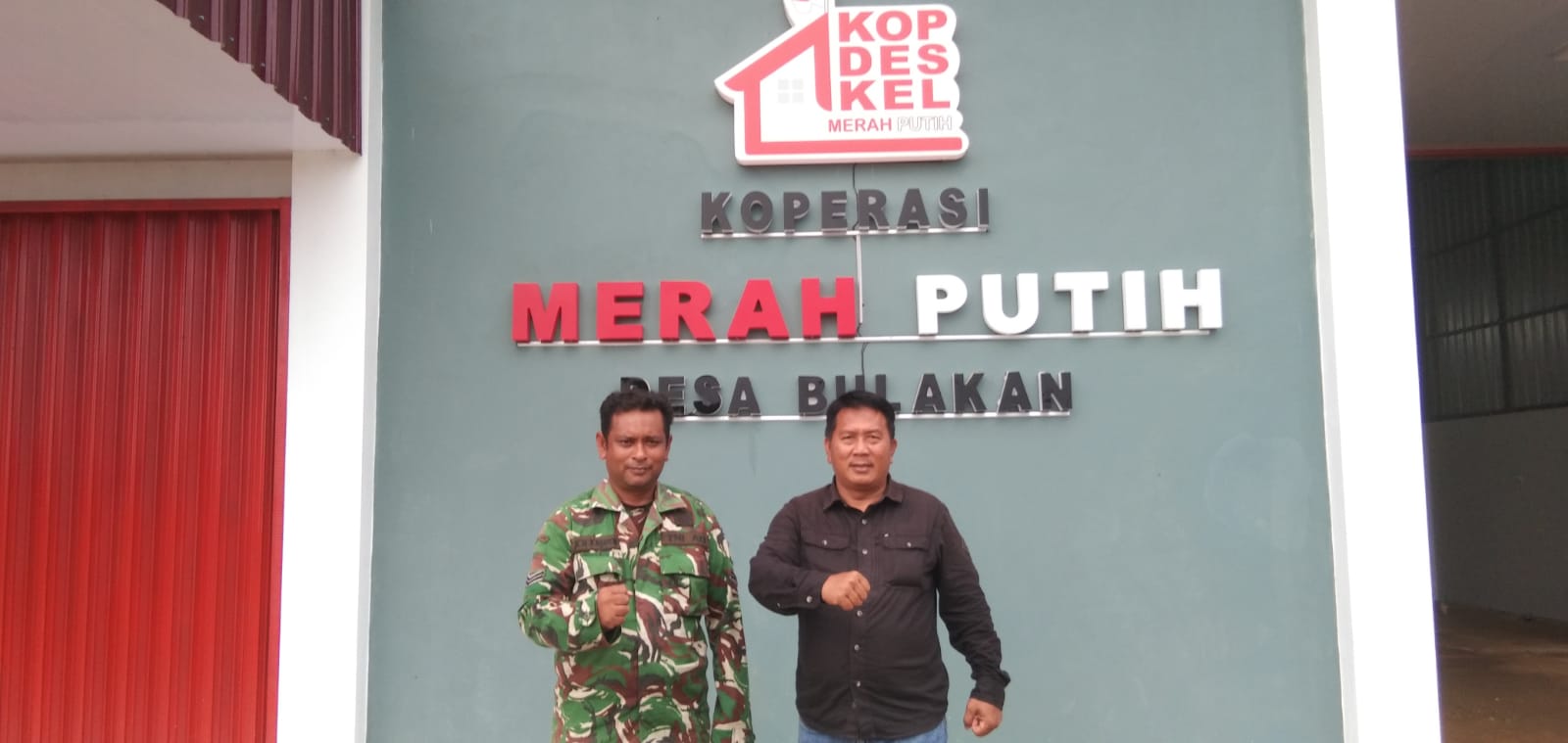 Kop,des kel, atau merah putih, koprasi merah putih desa bulakan Telah terselesaikan dengan cepat.