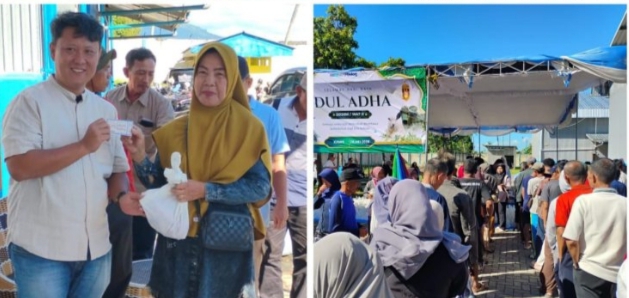 Kabulog Fedrial Farhan Gelar Penyembelihan 5 Ekor Sapi dan 5 Ekor Kambing : Sebagai Bentuk Kebersamaan dan Kepedulian Kabulog Fedrial Farhan Gelar Penyembelihan 5 Ekor Sapi dan 5 Ekor Kambing : Sebagai Bentuk Kebersamaan dan Kepedulian