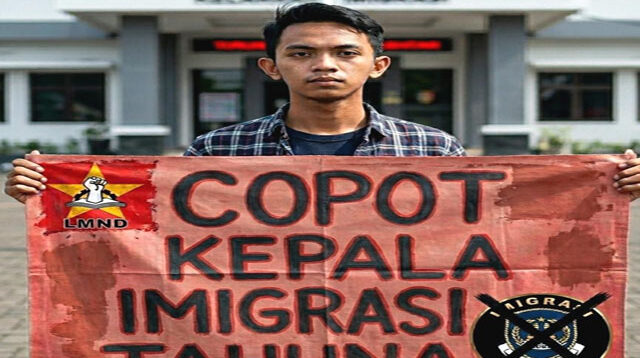 Dua Tahanan Imigran Diduga Kabur, LMND Sangihe Minta Kepala Imigrasi Tahuna Dicopot!