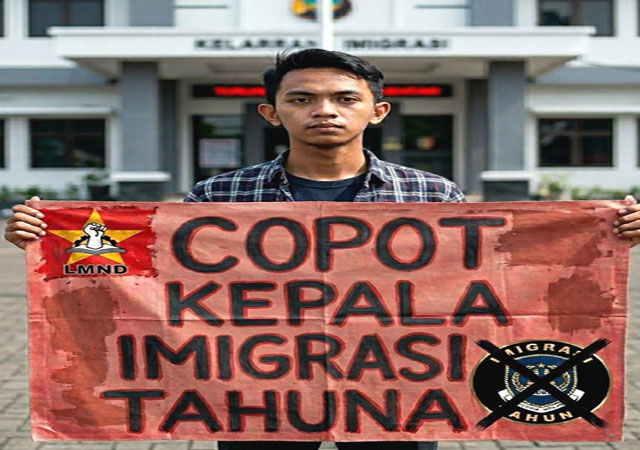 Dua Tahanan Imigran Diduga Kabur, LMND Sangihe Minta Kepala Imigrasi Tahuna Dicopot! Dua Tahanan Imigran Diduga Kabur, LMND Sangihe Minta Kepala Imigrasi Tahuna Dicopot!