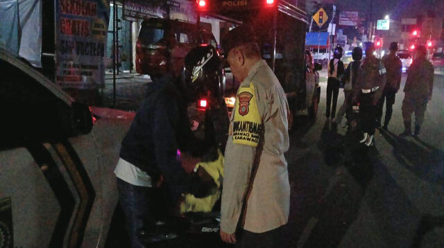 Polsek Karawaci Gelar Razia Stasioner Dini Hari, Antisipasi Tawuran dan Kejahatan Jalanan