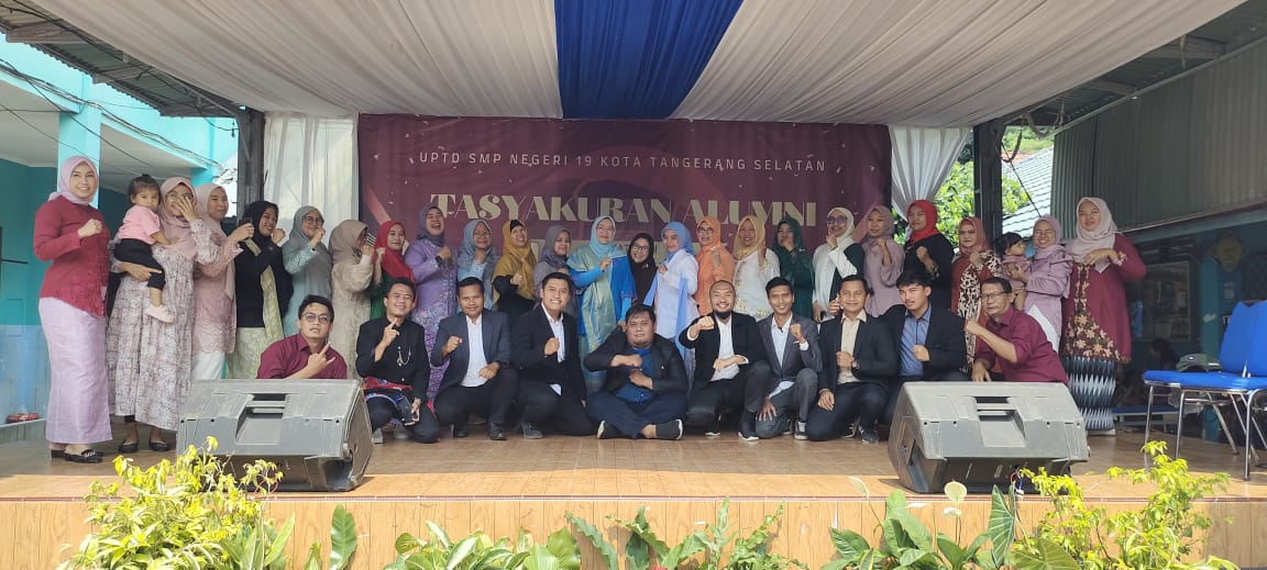 SMPN 19 Kota Tangsel Gelar Tasyakuran Alumni dengan Semangat Kebersamaan