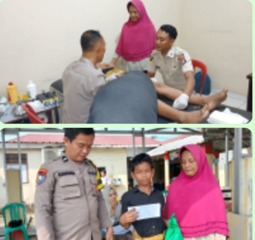 *Buruh 62 Tahun Ini Bersyukur Anaknya Bisa Ikut Sunat Gratis Hari Bhayangkara ke-80* *Buruh 62 Tahun Ini Bersyukur Anaknya Bisa Ikut Sunat Gratis Hari Bhayangkara ke-80*