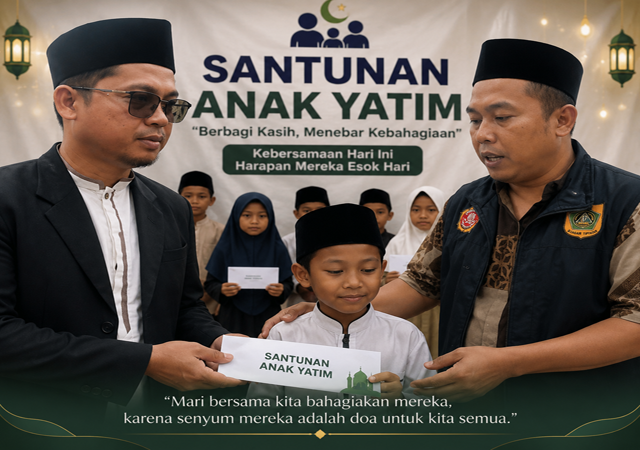 Lebaran Yatim di Bojong Indah, Kepala Desa M. Satiri Salurkan Santunan kepada 210 Anak Yatim