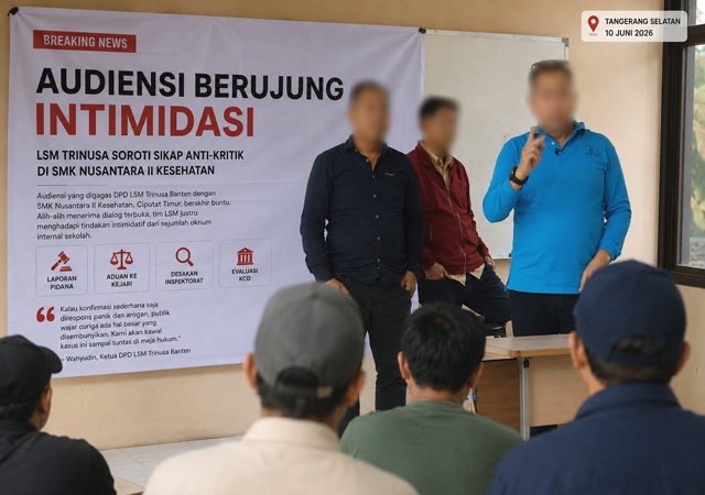 Klarifikasi Dugaan Pungutan Memanas, Audiensi Berujung Intimidasi di SMK Nusantara II Kesehatan