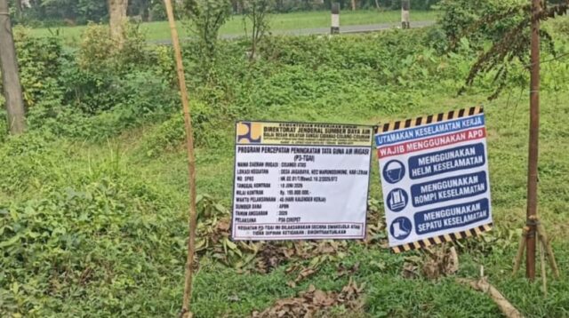 Bercampur Dengan Adukan Tanah, Program P3TGAI 2026 di Desa Jagabaya Diduga Ada Penyimpangan