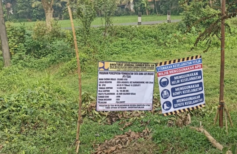 Bercampur Dengan Adukan Tanah, Program P3TGAI 2026 di Desa Jagabaya Diduga Ada Penyimpangan