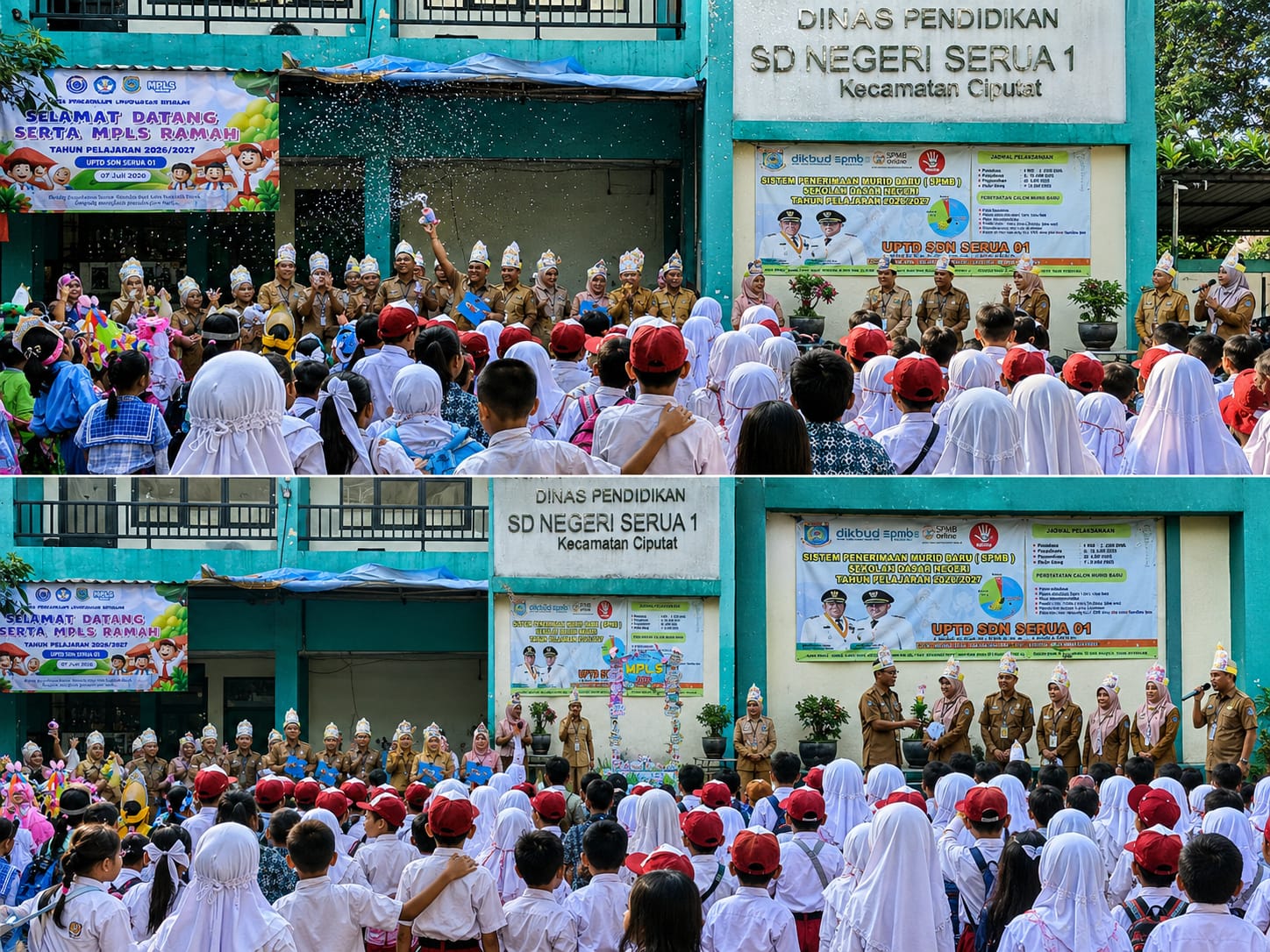 MPLS SDN Serua 01 Berlangsung Meriah, Kepala Sekolah Sambut 102 Siswa Baru dan Tanamkan Semangat Peduli Sesama MPLS SDN Serua 01 Berlangsung Meriah, Kepala Sekolah Sambut 102 Siswa Baru dan Tanamkan Semangat Peduli Sesama