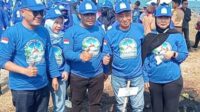 Partai Demokrat Lamsel Menyambut HUT Ke-25 Tahun 2026 Gelar Bakti Sosial Bersih Bersih Pantai