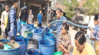Satrad 401 Tanjung Kait Salurkan Bantuan Air Bersih bagi Warga Desa Pasilian yang Terdampak Kekeringan
