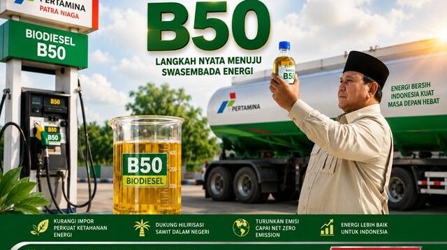 Distribusi Perdana B50 Resmi Dimulai, Implementasi Swasembada Energi Prabowo Masuki Fase Strategis