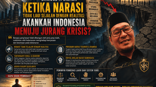 Tata Kelola Pemerintahan Jadi Sorotan, Samuel F. Silaen Ingatkan Pentingnya Menyamakan Narasi dengan Realitas