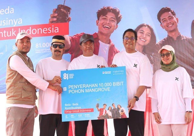 PT Angkasa Pura Indonesia Tanam 10.000 Pohon Mangrove di Pantai Api-api Tangerang melalui Program InJourney Green