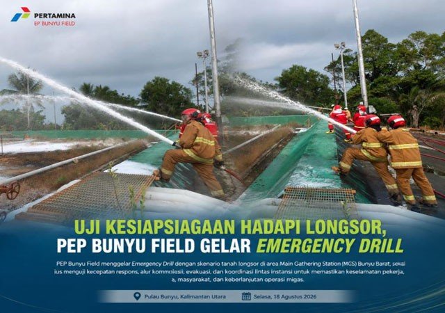 Emergency Drill PEP Bunyu Field Uji Kesiapsiagaan Hadapi Risiko Operasional Hulu Migas Emergency Drill PEP Bunyu Field Uji Kesiapsiagaan Hadapi Risiko Operasional Hulu Migas