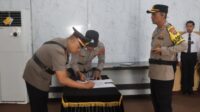 Kapolres Lampung Selatan Pimpin Sertijab Kapolsek Penengahan, Tekankan Penguatan Kinerja dan Pelayanan