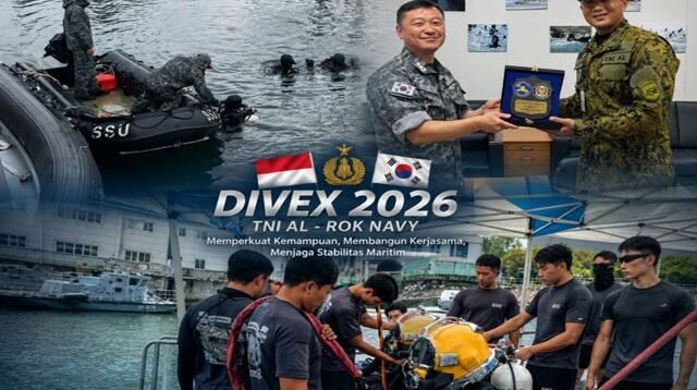 DIVEX 2026, TNI AL dan ROKN Perkuat Kemampuan Penyelaman dan SAR Bawah Air
