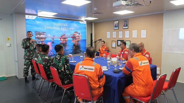 Pengamanan Fasilitas Migas Lepas Pantai Bekapai Diperkuat, PHM dan TNI AL Pererat Sinergi