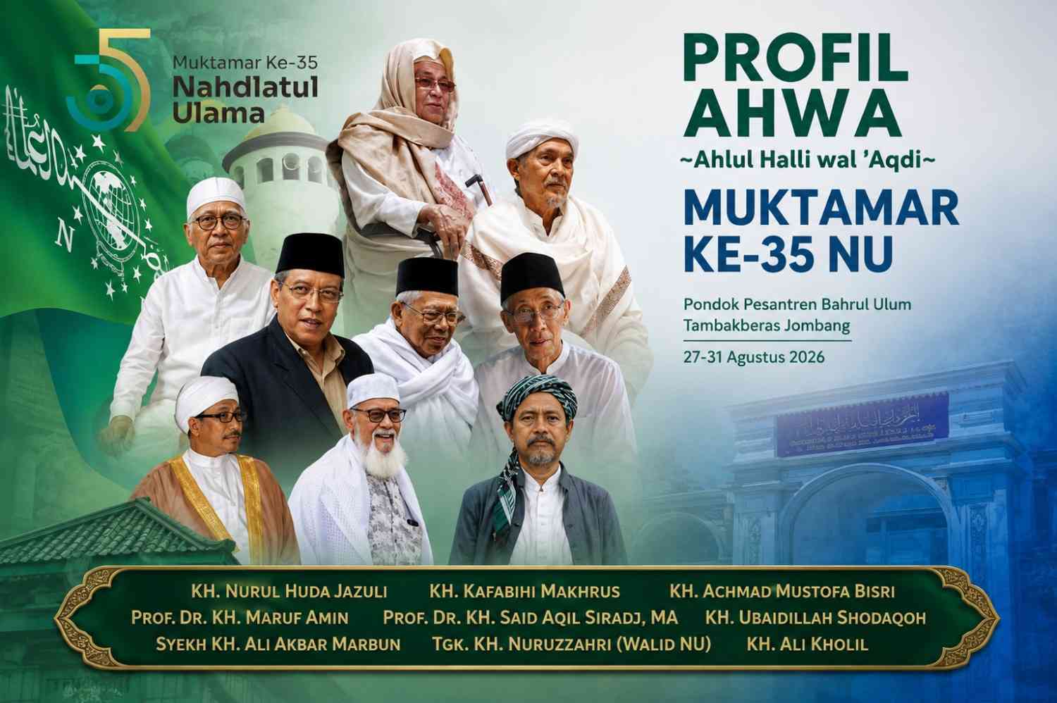 Muktamar ke-35 NU: Sembilan Kursi AHWA Jadi Penentu Arah Kepemimpinan Rais Aam 2026–2031