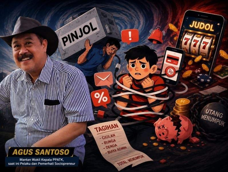 Jerat Judol–Pinjol Makin Mengkhawatirkan, Utang Digital dan Judi Online Bentuk Lingkaran Berisiko Jerat Judol–Pinjol Makin Mengkhawatirkan, Utang Digital dan Judi Online Bentuk Lingkaran Berisiko